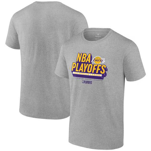 Men's Los Angeles Lakers Heather Gray 2024 Playoffs Defensive Stance T-Shirt,We sell and wholesale Men's Los Angeles Lakers Heather Gray 2024 Playoffs Defensive Stance T-Shirt on line form chian!